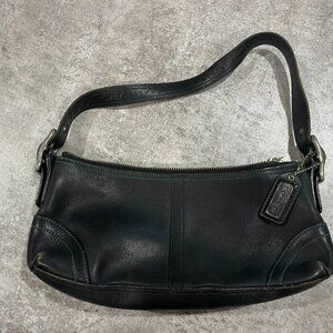 Coach Legacy Baguette Small Black Handbag for Women